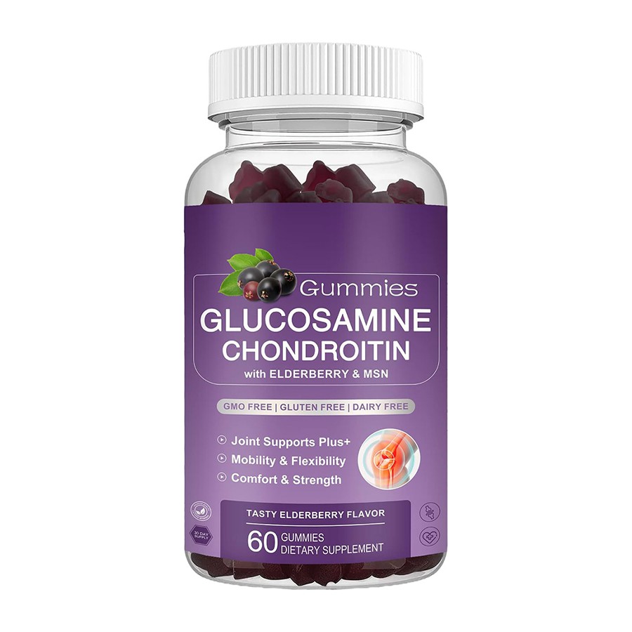 Glukozamin Chondroitin Gummies sa Elderberry MSM Advanced Airply podrška za aktivne stilove života